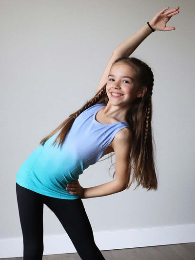 girls seamless activewear tank top