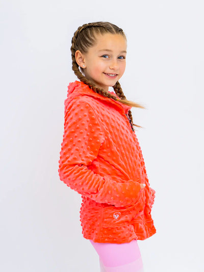 Minky Bubble Zip Hoodie