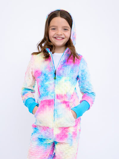 Minky Bubble Onesie - Tie Dye