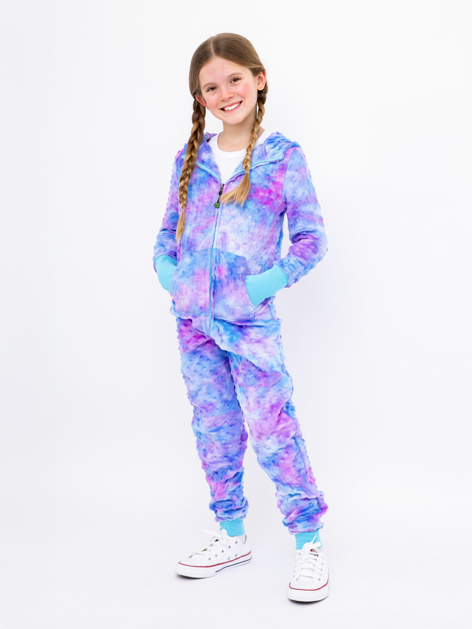 Minky Bubble Onesie - Tie Dye