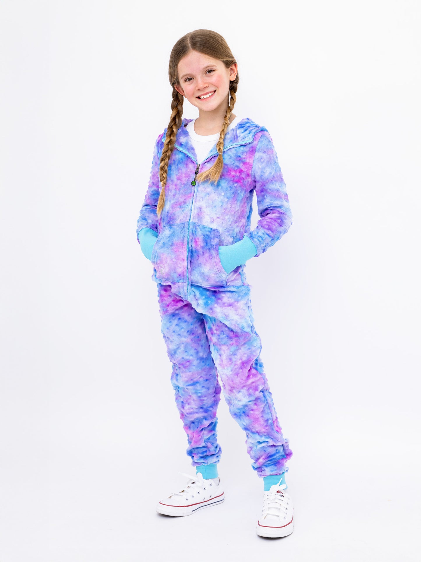 Minky Bubble Onesie - Tie Dye