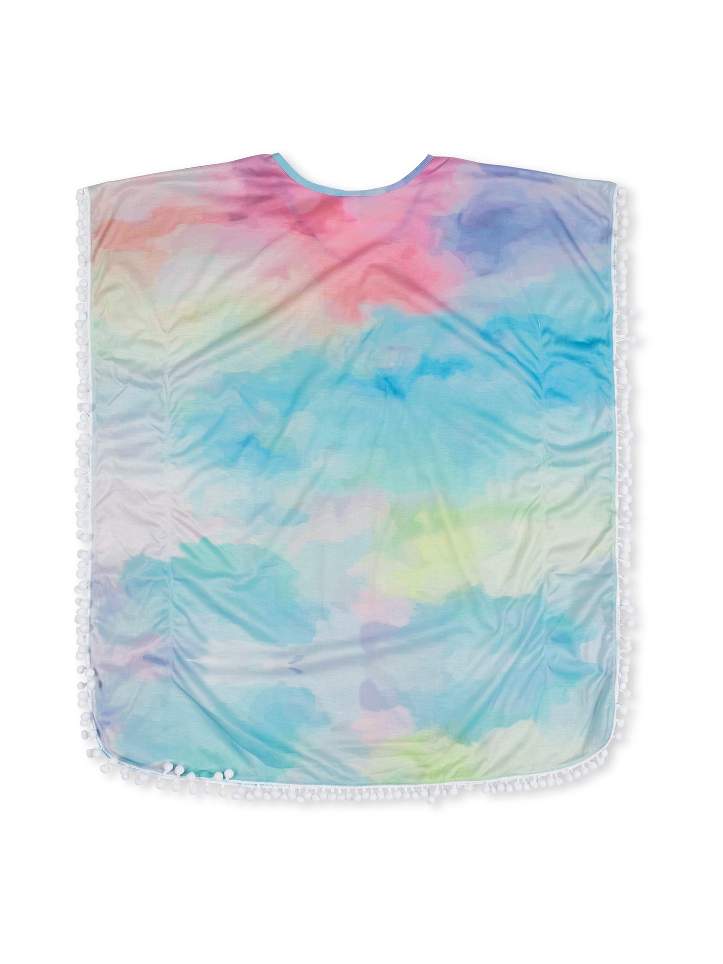 girls tie dye kaftan swim coverup