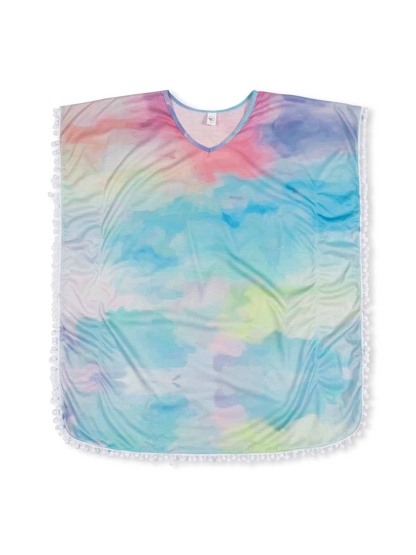 girls tie dye kaftan swim coverup