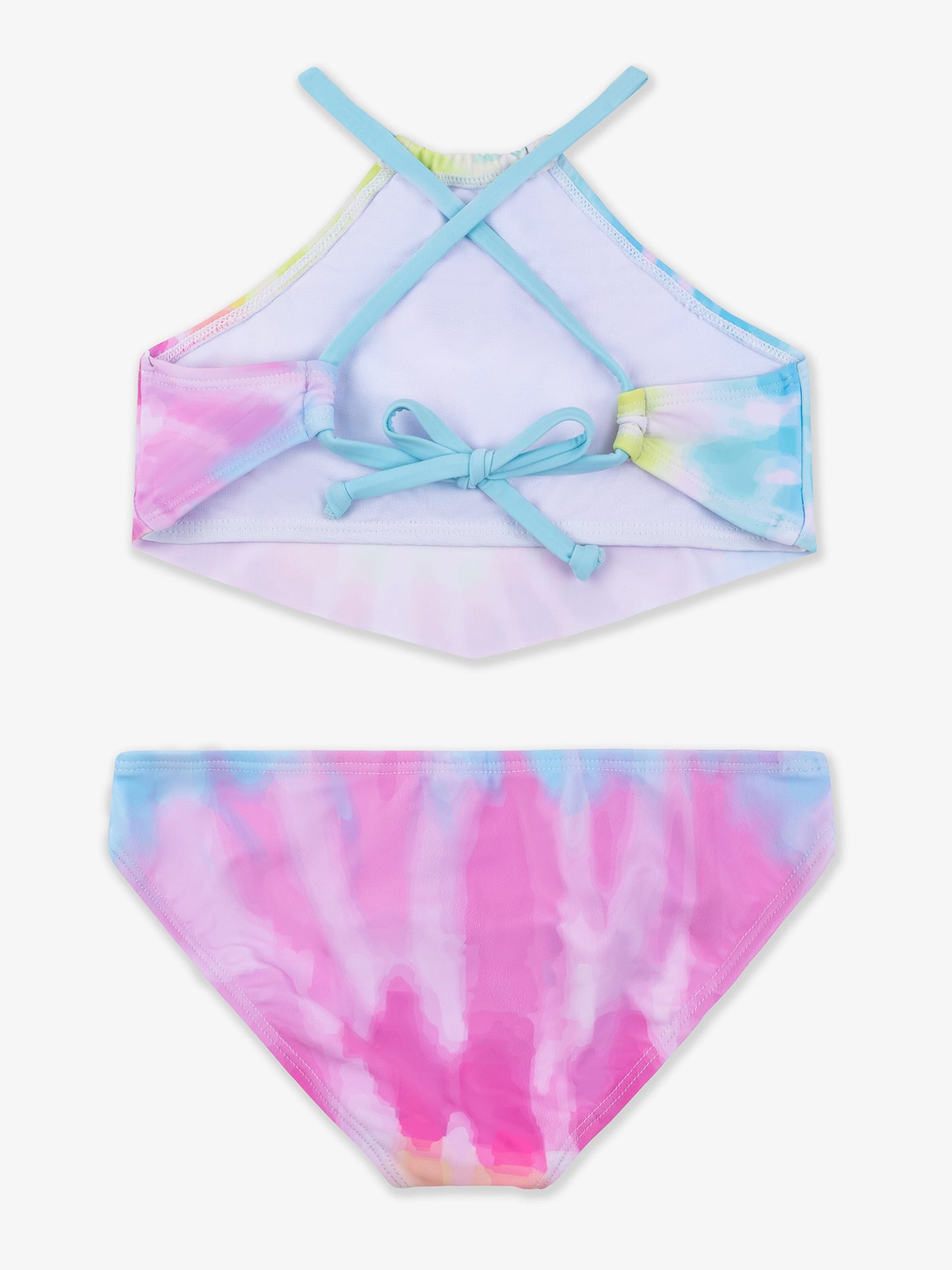 girls tie dye tankini two piece swimsuit