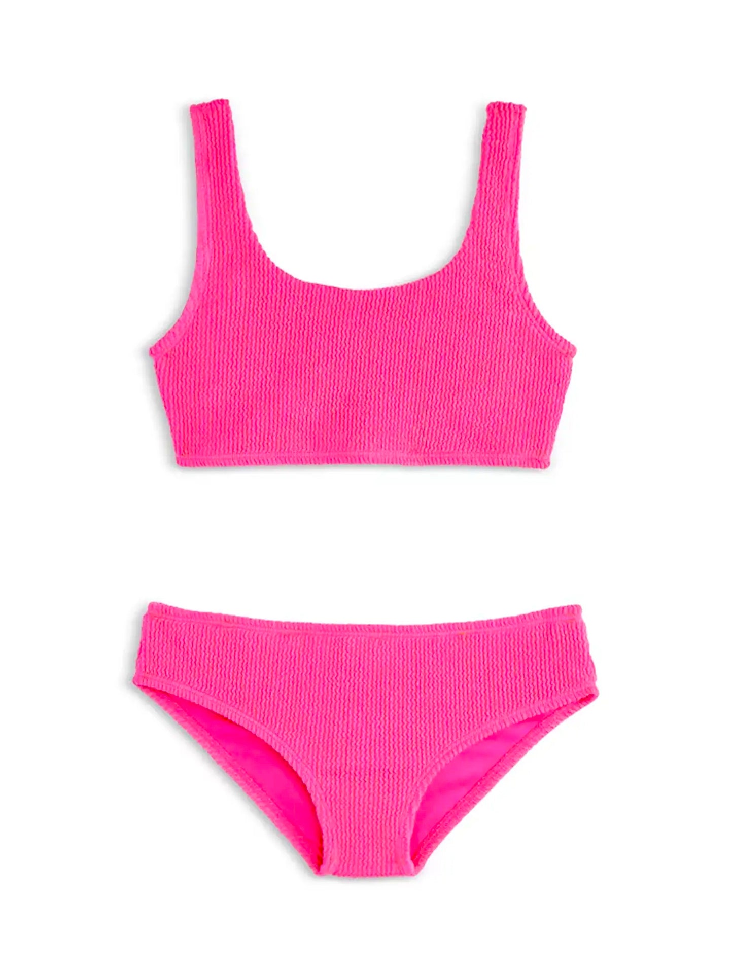 Fay Crinkle Tankini Two Piece Swimsuit