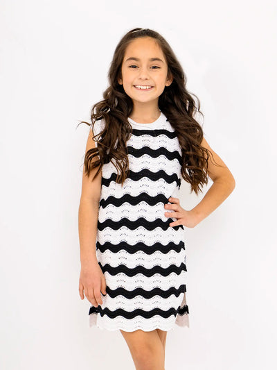 Reina Crochet Knit Cover-up Dress