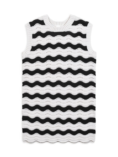 Reina Crochet Knit Cover-up Dress