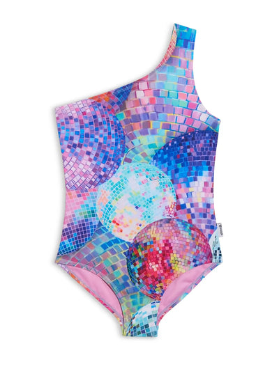 Ursa Disco Asymmetrical One Piece Swimsuit