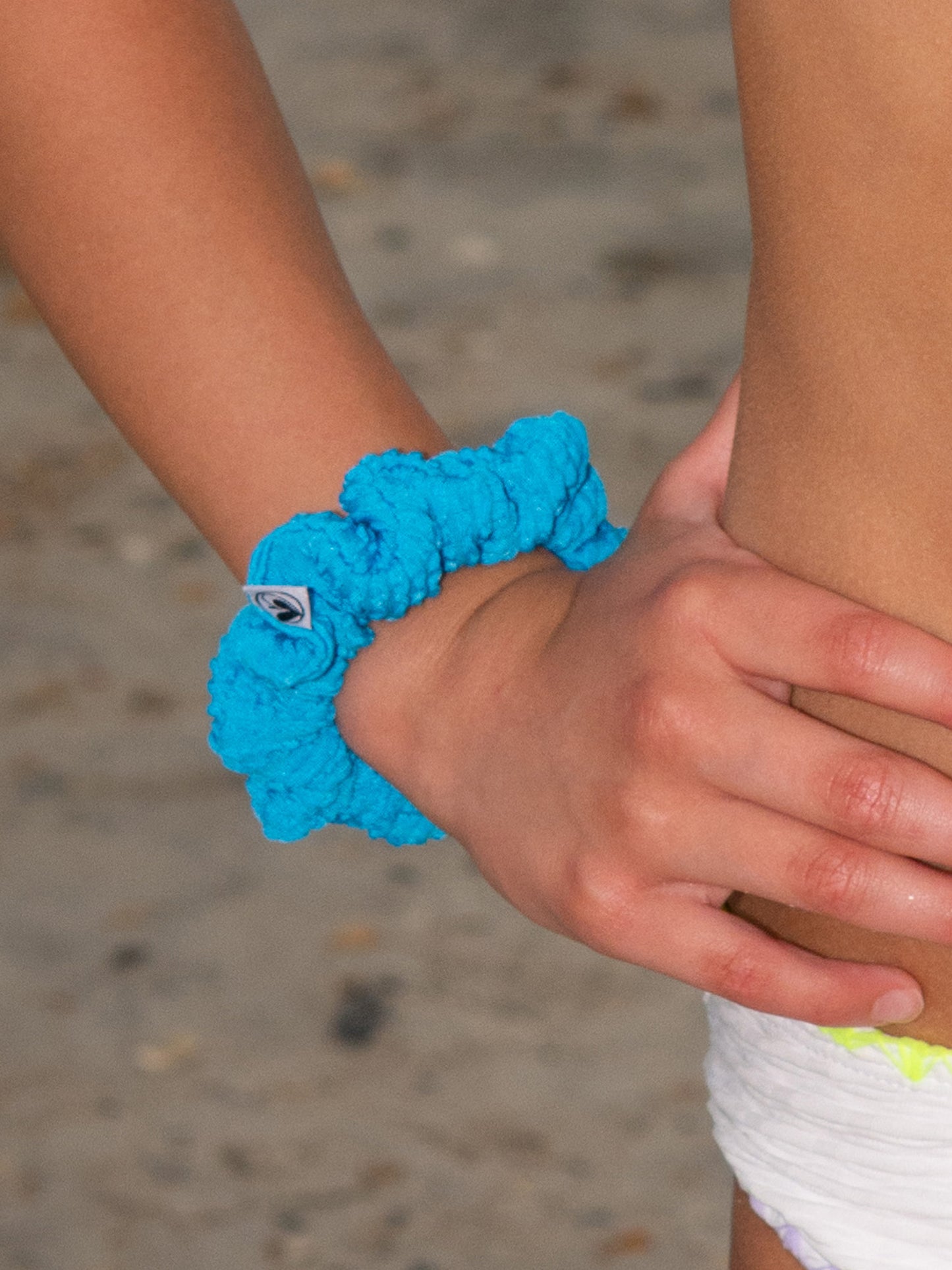 girls crinkle stretch hair scrunchie set
