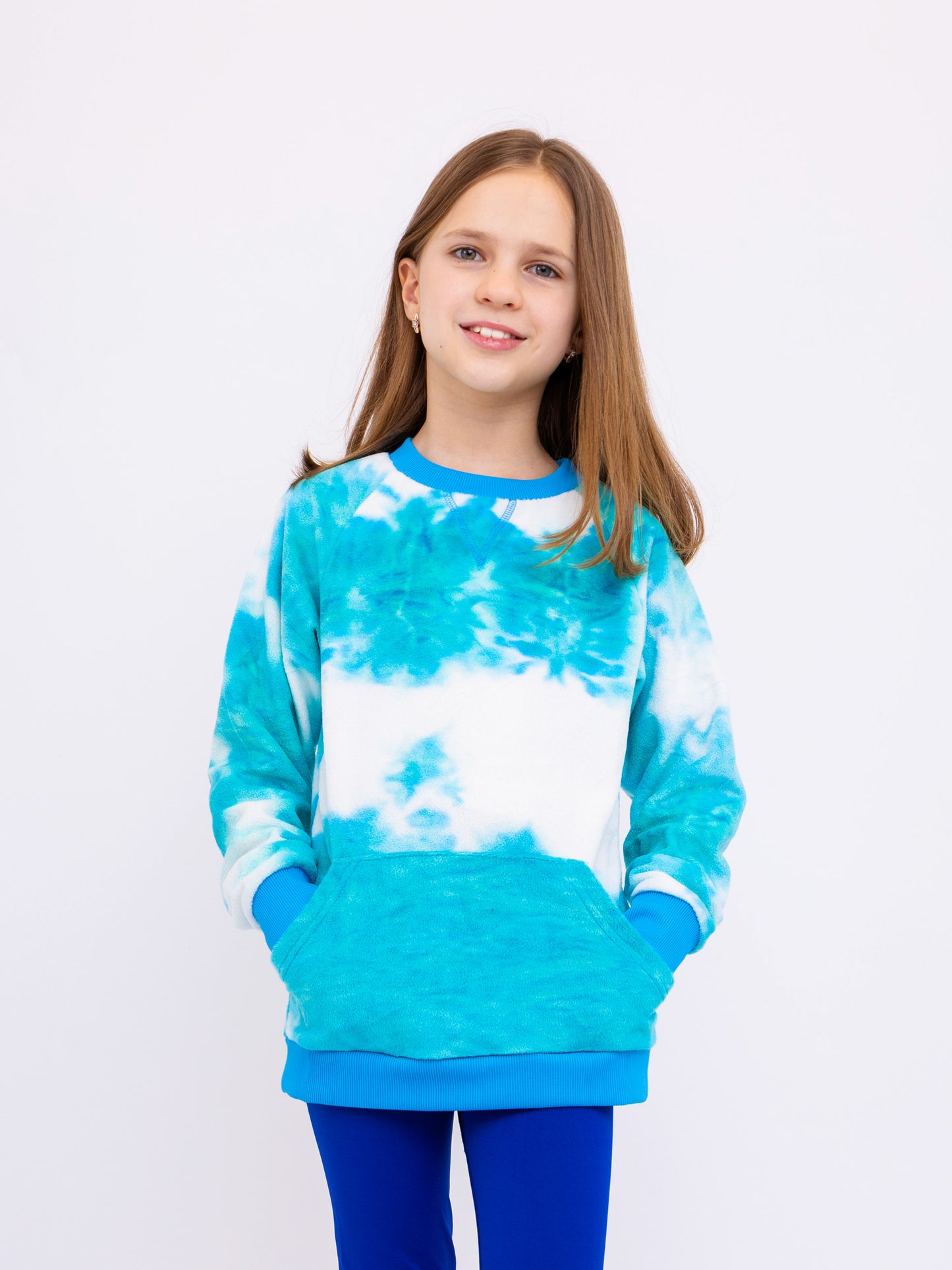 Minky Crewneck Sweatshirt - Tie Dye