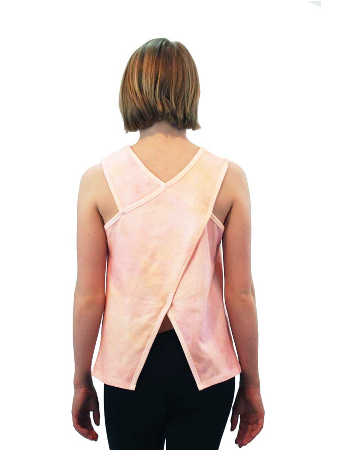 girls floral heart graphic tank top