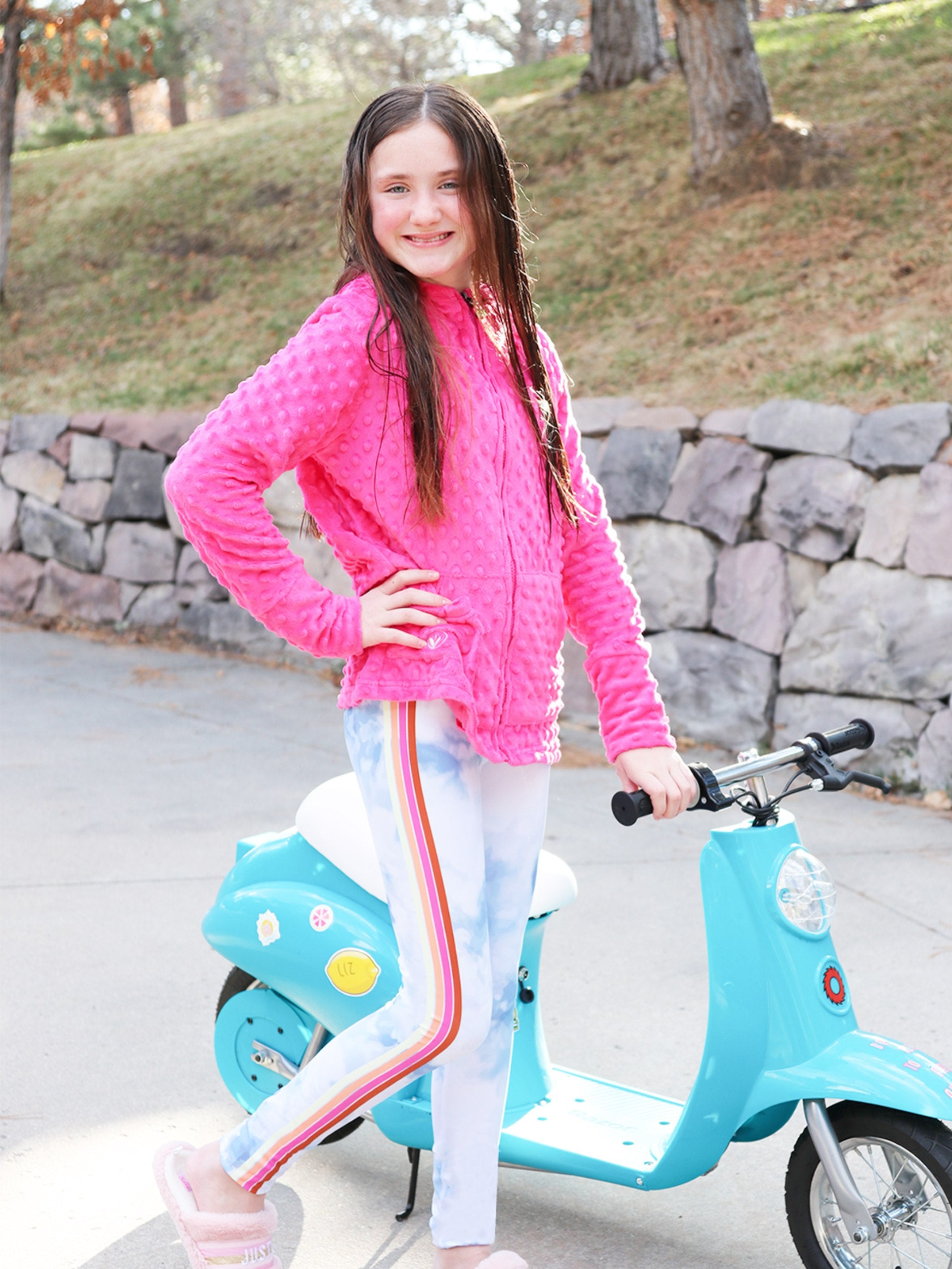girls printed activewear leggings
