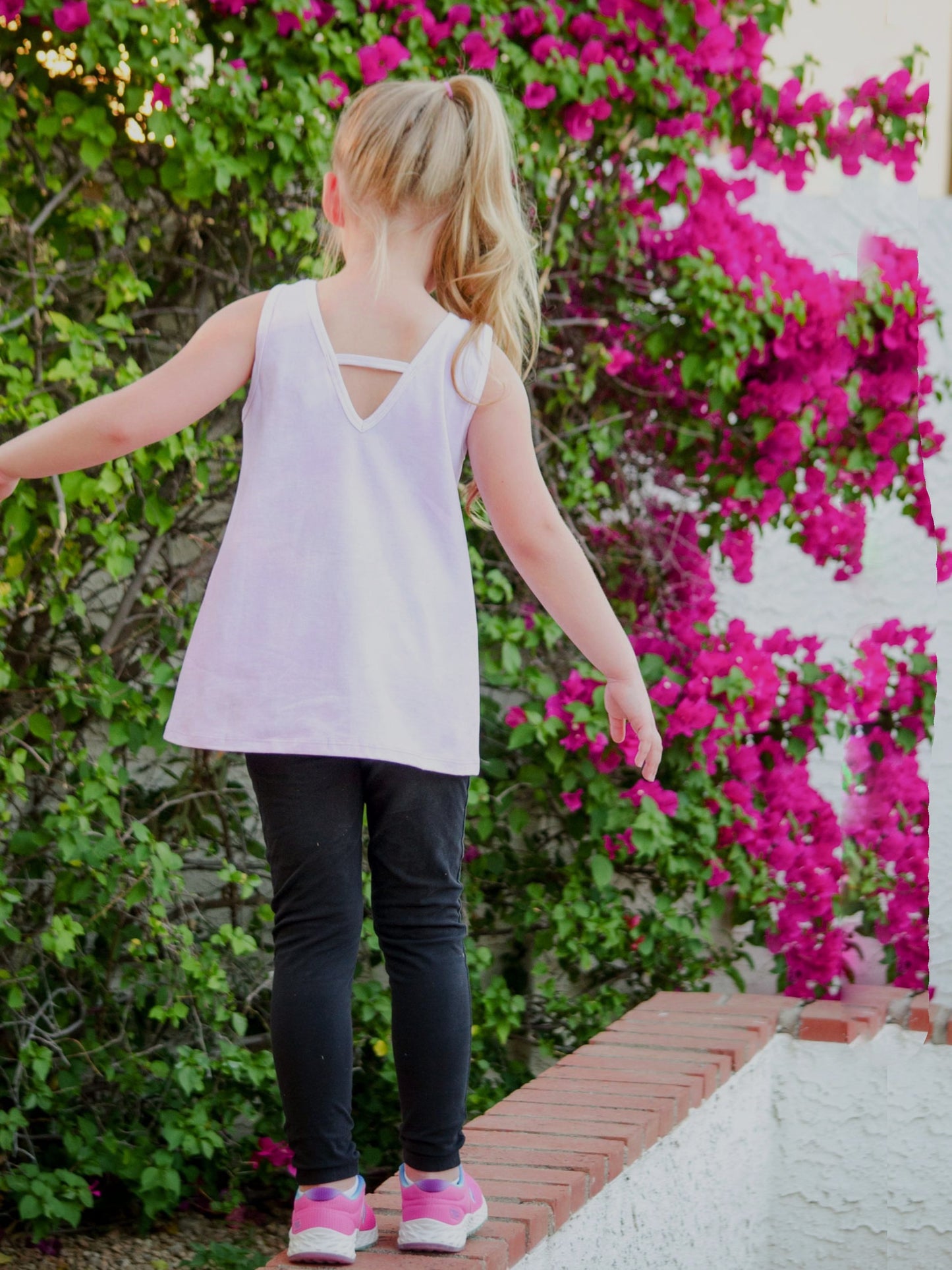 girls graphic tank top