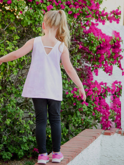 girls graphic tank top