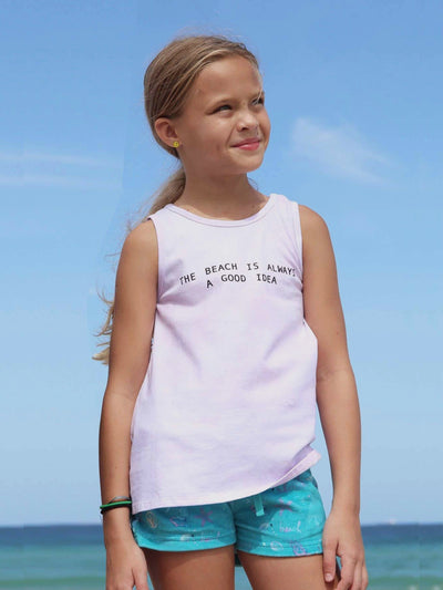 girls graphic tank top