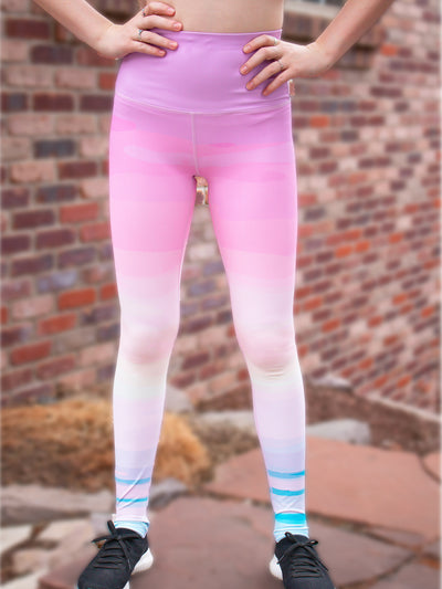 girls printed activewear leggings