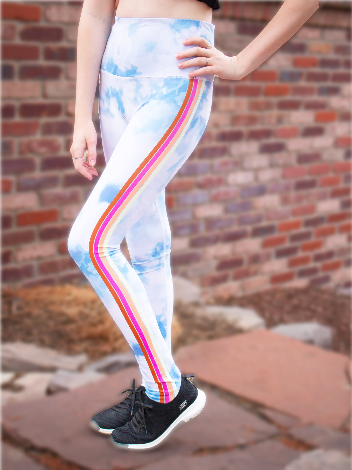 girls printed activewear leggings